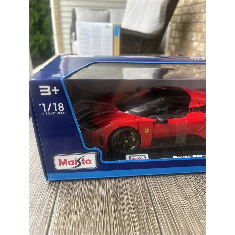 Ferrari F80 1:18 Scale Diecast Model Car Red Maisto Special Edition